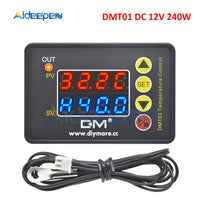 DMT01 DC 24V 20A 240W Incubator Temperature Controller Thermometer Cooling Heating Temp Regulator Digital Dual Display with NTC on AliExpress