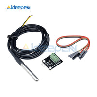 Temperature Sensor Module Kit DS18B20 Temperature Sensor Waterproof Cable/NTC Thermistor Temperature Probe for Adruino