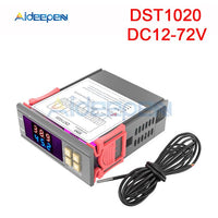 MH1220W DST1020 DC 12V 72V AC 110 220V Digital Temperature Regulator Controller Thermostat Heater Cooler Dual Display 24V 36V