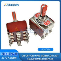 Toggle Switch E TEN(C)1322/1221/1321/1122/1021/1121/223 E TEN(A)9310/9210 2/3/4/6/9/12 Pin ON ON ON OFF ON Switch Waterproof Cap
