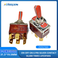 Toggle Switch E TEN(C)1322/1221/1321/1122/1021/1121/223 E TEN(A)9310/9210 2/3/4/6/9/12 Pin ON ON ON OFF ON Switch Waterproof Cap