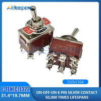 Toggle Switch E TEN(C)1322/1221/1321/1122/1021/1121/223 E TEN(A)9310/9210 2/3/4/6/9/12 Pin ON ON ON OFF ON Switch Waterproof Cap