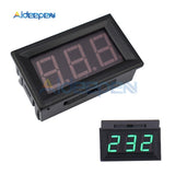 AC 70 500V 0.56" 0.56 Inch LED Digital Voltmeter Voltage Meter Volt Instrument Tool 2 Wires Red Green Blue Display