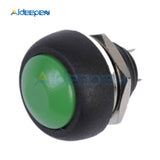 5Pcs 12mm PBS 33B Waterproof Momentary ON OFF Push Button Switch Mini Round Switch 1A 250V