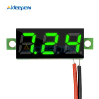 0.28 inch DC 2.5 30V Mini Digital Voltmeter Voltage Tester Meter LED Screen Electronic Parts Accessories Red Yellow Blue Green