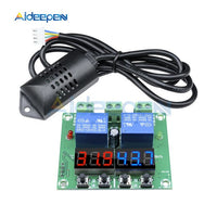 DC 12V LED Digital Temperature Humidity Control Module Thermometer Hygrometer Controller Dual Output Thermostat M452 on AliExpress
