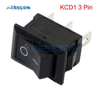 KCD1 KCD4 Black Rocker Switch Power Switch ON OFF ON OFF ON 2 Position /3 Position 2 Pin 3 Pin 4 Pin 6 Pin No lights