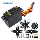 MG995 Servos Digital Servo Metal Gear RC Car Robot Helicopter + MG995 Dual Servos Knob Steering Gear Debugging Module