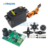 MG995 Servos Digital Servo Metal Gear RC Car Robot Helicopter + MG995 Dual Servos Knob Steering Gear Debugging Module