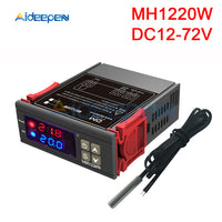 MH1220W DST1020 DC 12V 72V AC 110 220V Digital Temperature Regulator Controller Thermostat Heater Cooler Dual Display 24V 36V