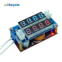 CC/CV Step down Charge Module 5A Adjustable Power Red Blue LED Driver Board Voltmeter Ammeter Constant Current Constant Voltage