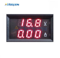 0.28" Mini Digital Voltmeter Ammeter DC 100V 10A Panel Amp Volt Voltage Current Meter Tester Blue Red Dual LED Display 3 Bit