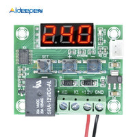 W1209 AC 110V 220V Digital Thermostat Temperature Control Switch Thermometer Controller Heat Cool Blue/Red/White/Green Display