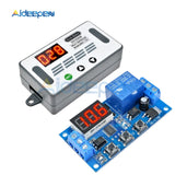DDC 331 DC 12V Trigger Cycle Time Timer Delay Relay LED Digital Display Adjustable Timing Control Switch Relays with Case