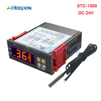 STC 3000 STC 1000 STC 100 Temperature Controller 12V 24V 110V 220V LED Digital Thermoregulator thermostat Control + NTC Sensor