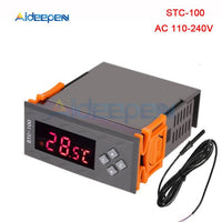 STC 3000 STC 1000 STC 100 Temperature Controller 12V 24V 110V 220V LED Digital Thermoregulator thermostat Control + NTC Sensor