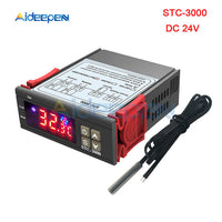STC 3000 STC 1000 STC 100 Temperature Controller 12V 24V 110V 220V LED Digital Thermoregulator thermostat Control + NTC Sensor