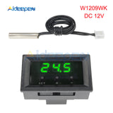 W1209 W1209WK DC 12V AC 110 220V Thermostat Temperature Control LED Digital Thermometer Thermo Switch Tester Module NTC Sensor