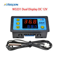 W3230 AC 110V 220V DC12V 24V Digital Thermostat Temperature Controller Regulator Heating Cooling Control Instruments LED Display