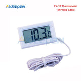 TPM 10 FY 10 LCD Digital Thermometer Temperature Sensor Meter Weather Station Car Thermostat Thermal Regulator Controller 1M 2M