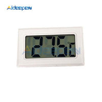 2Pcs Embedded LCD Digital Thermometer for Freezer Temperature Sensor Meter  50~110 Degree Refrigerator Fridge Thermometer