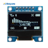 0.96 Inch 12864 128*64 6Pin IIC I2C SPI Interface OLED LCD Digital Display Module SSD136 DIY For Arduino White/Blue/Blue Yellow