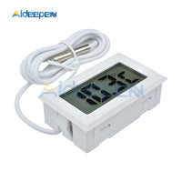 Embedded Digital LCD Probe Fridge Freezer Thermometer Sensor Thermometer Thermograph For Aquarium Refrigerator Use 1M  50~110