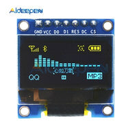 0.96 inch IIC Serial Yellow Blue OLED Display Module 128X64 I2C SSD1306 12864 LCD Screen Board GND VCC SCL SDA 0.96" for Arduino