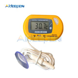 Digital LCD Screen Sensor Aquarium Thermometer Wired Aquarium Fish Tank Temp Meter Electronic Temperature Measurement Black