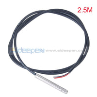 Waterproof Digital Thermal Probe Or Temperature Sensor Ds18B20 Length Optional 1M/2M/2.5M/3M 2.5M