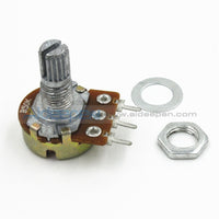 Wh148 Type B1K Ohm Linear Taper Rotary Potentiometer Panel Pot 3 Pin B10K-3Pin B50K-3Pin Basic Tools
