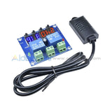 Xh-M452 Dc 12V Dual Digital Led Temperature & Humidity Control Thermostat +Probe Controller