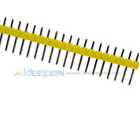 Yellow 40Pin 1X40P Male Pin Header Strip Connector Row 2.54Mm At Basic Tools