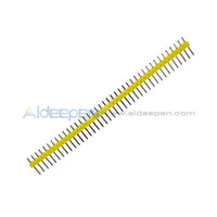 Yellow 40Pin 1X40P Male Pin Header Strip Connector Row 2.54Mm At Basic Tools