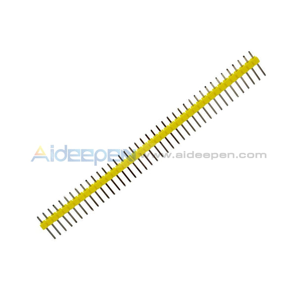 Yellow 40Pin 1X40P Male Pin Header Strip Connector Row 2.54Mm At Basic Tools